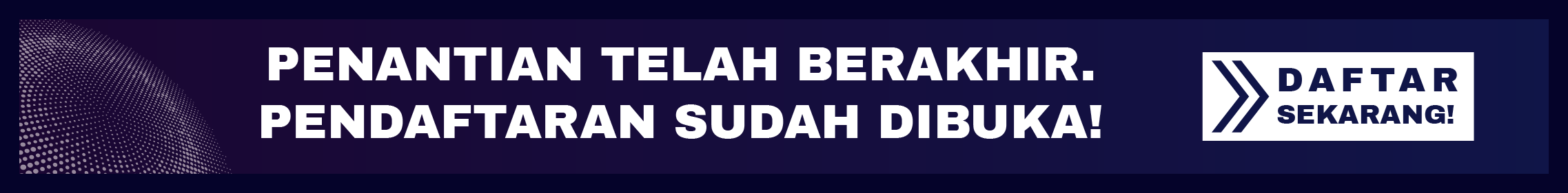 Registration is now open
