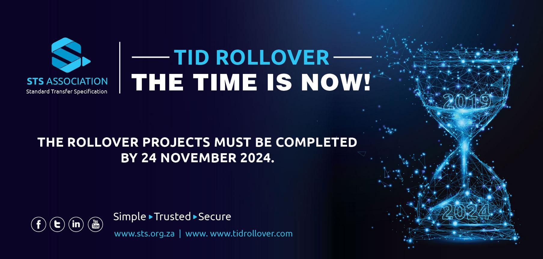 TID ROLLOVER COUNTDOWN CONTINUES