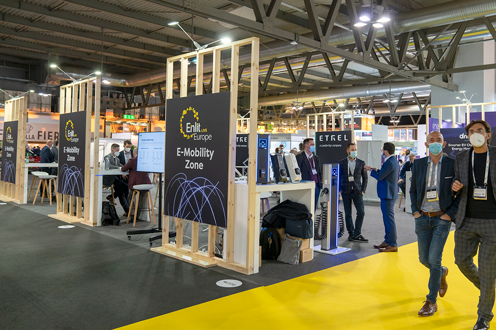 E-Mobility Zone in Milan Enlit Europe