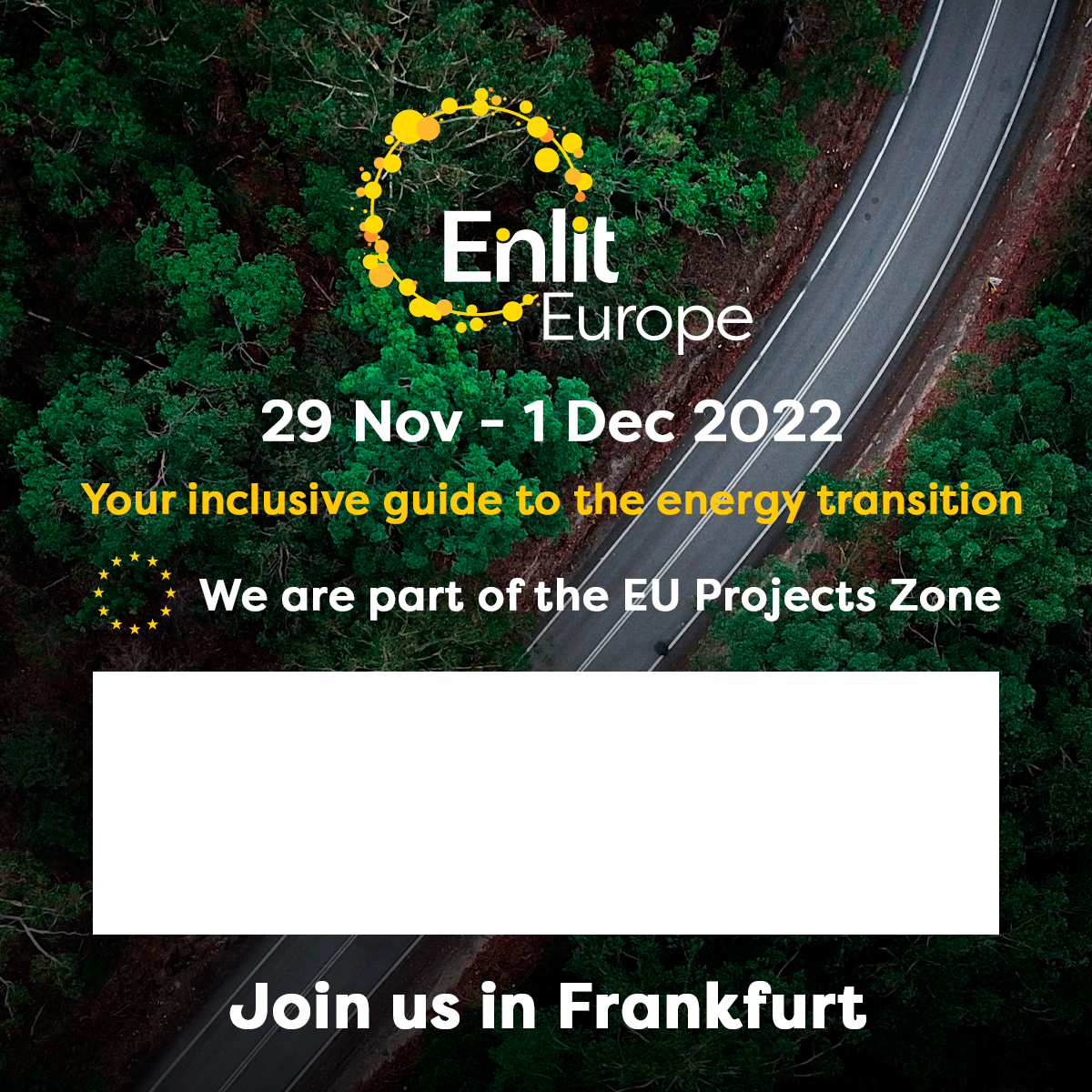 Enlit Europe Exhibitor Portal Banner EU Projects