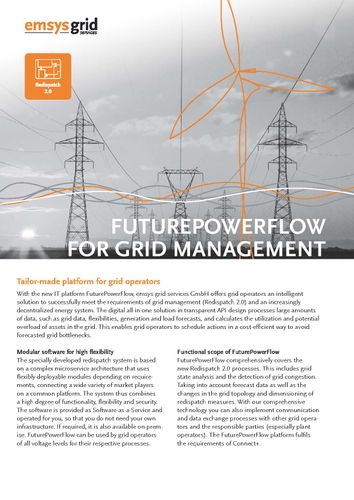Tailor-made platform for grid operators