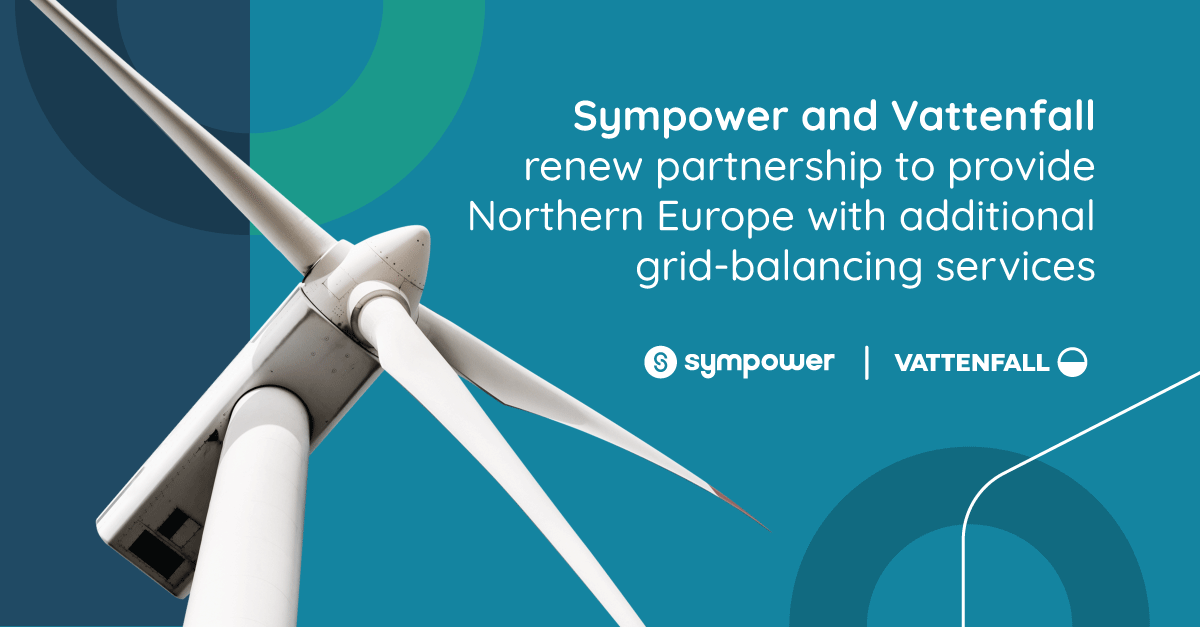 Sympower and Vattenfall renew partnership