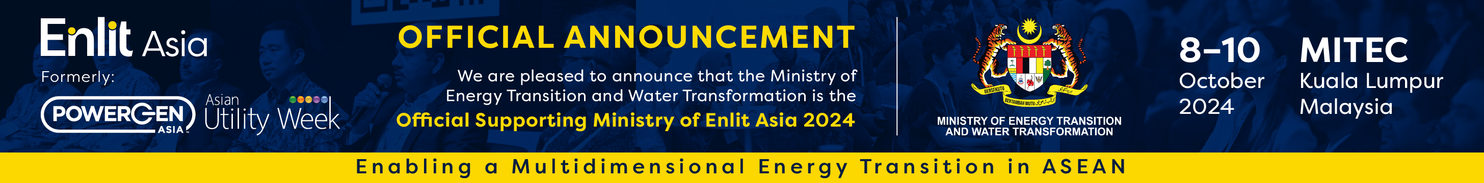 PETRA as host ministry of Enlit Asia 2024