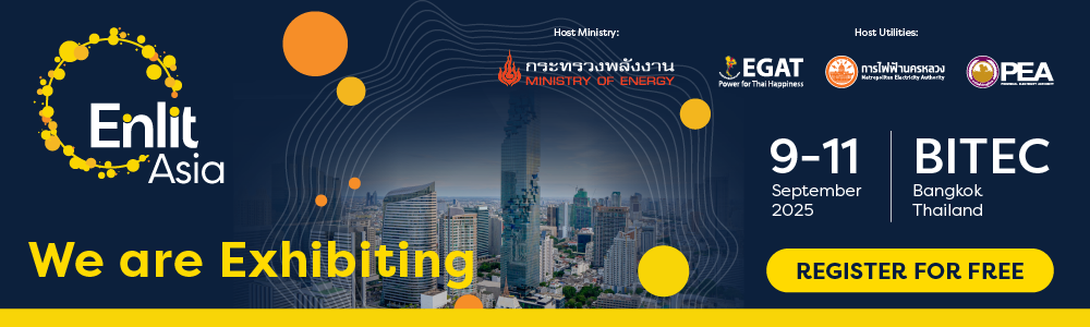 Enlit Asia 2025 exhibitor banner