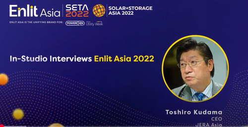 Enlit Asia Bangkok 2022 - In-Studio Interview with Toshiro Kudama, CEO, JERA Asia