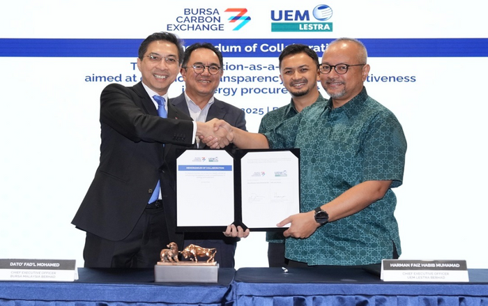 Bursa Carbon Exchange (BCX) and UEM Lestra Sign Memorandum of Collaboration to Pilot Malaysia’s First CRESS Auction