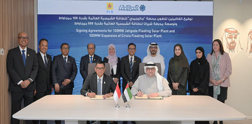 Masdar Memajukan Kepemimpinan Tenaga Surya Terapung dengan Perjanjian Indonesia Baru
