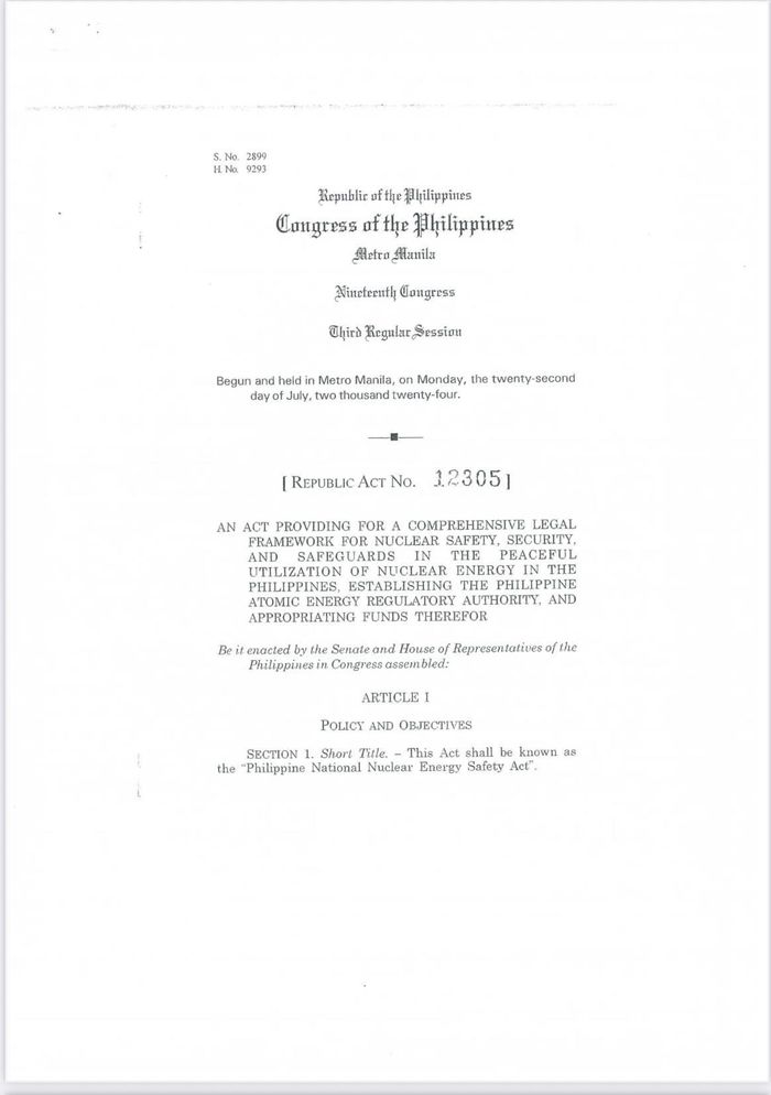 PBBM signs law for nuclear regulatory authority