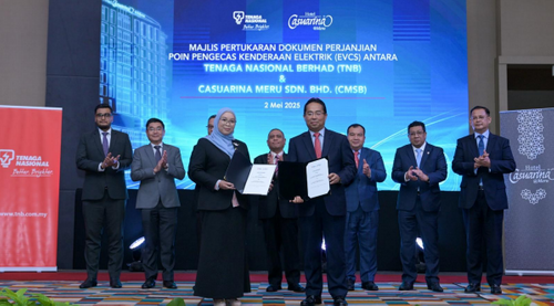 TNB dan Hotel Casuarina@Meru Mendorong Visi Mobilitas Hijau di Perak