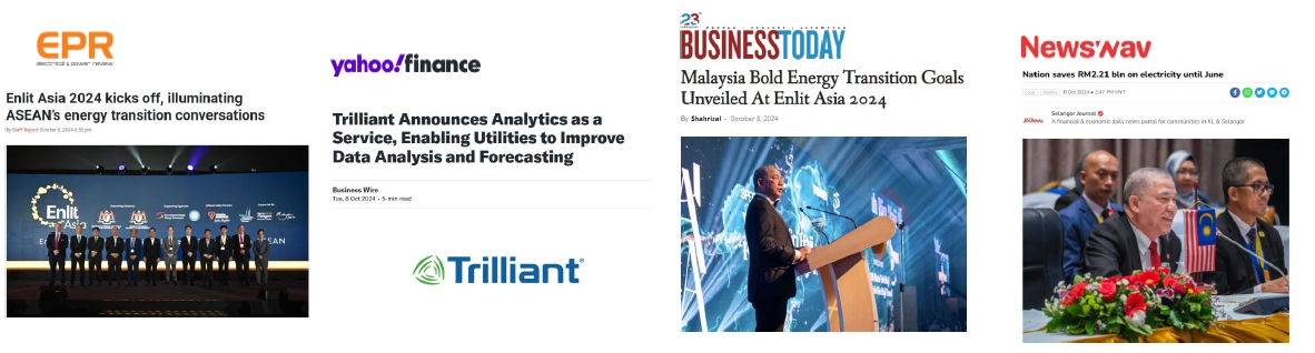 Media coverage at Enlit Asia