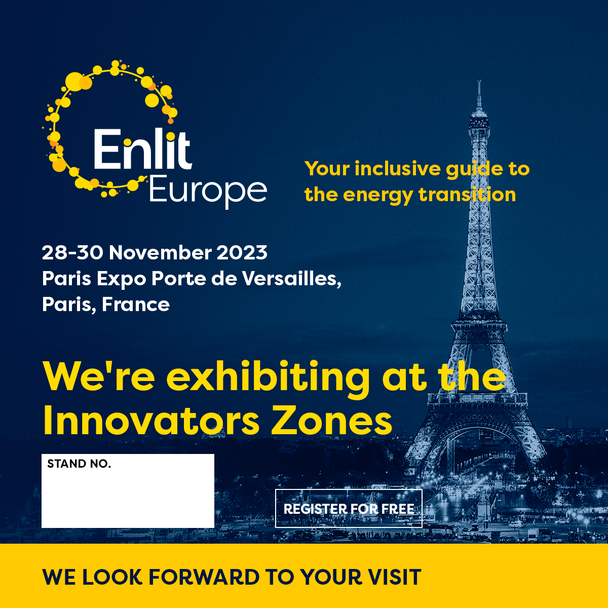 Enlit Europe 2023 Start-up banner