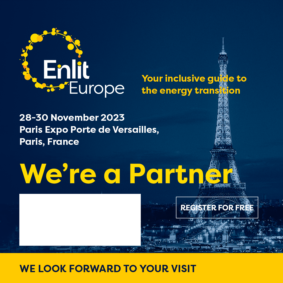 Enlit Europe 2023 Partner banner