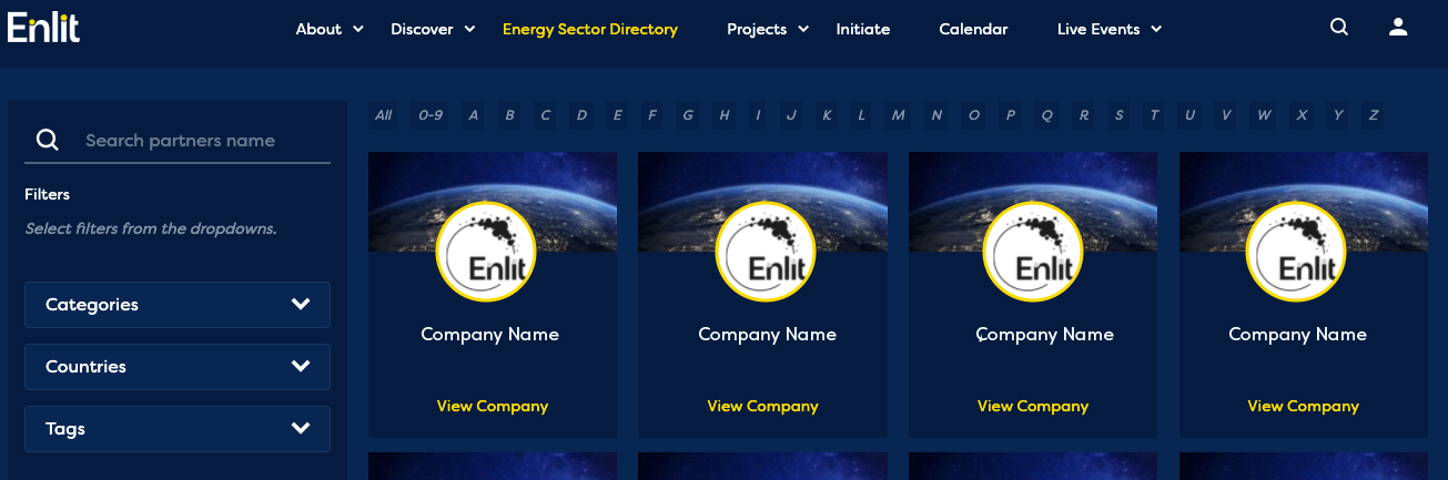 Enlit.World Energy Sector Directory