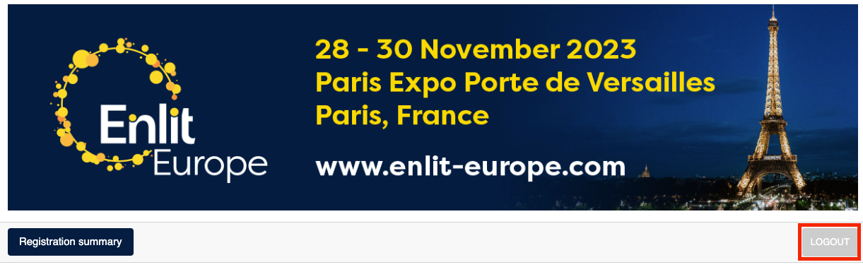 Enlit Europe 2023 Exhibitor Registration 