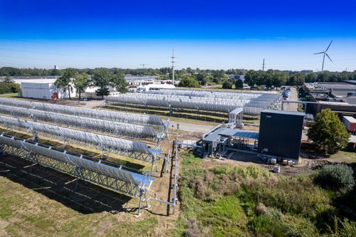 Avery Dennison commissions Europe’s largest Concentrated Solar Thermal platform and Thermal Storage unit in Turnhout, Belgium