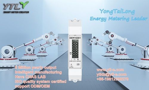 Why do energy meter manufacturers require robust production capacities?