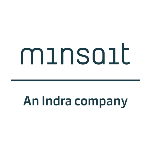 Minsait an Indra Company logo