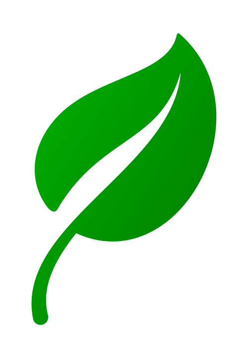 Green leaf icon Enlit Europe sustainability