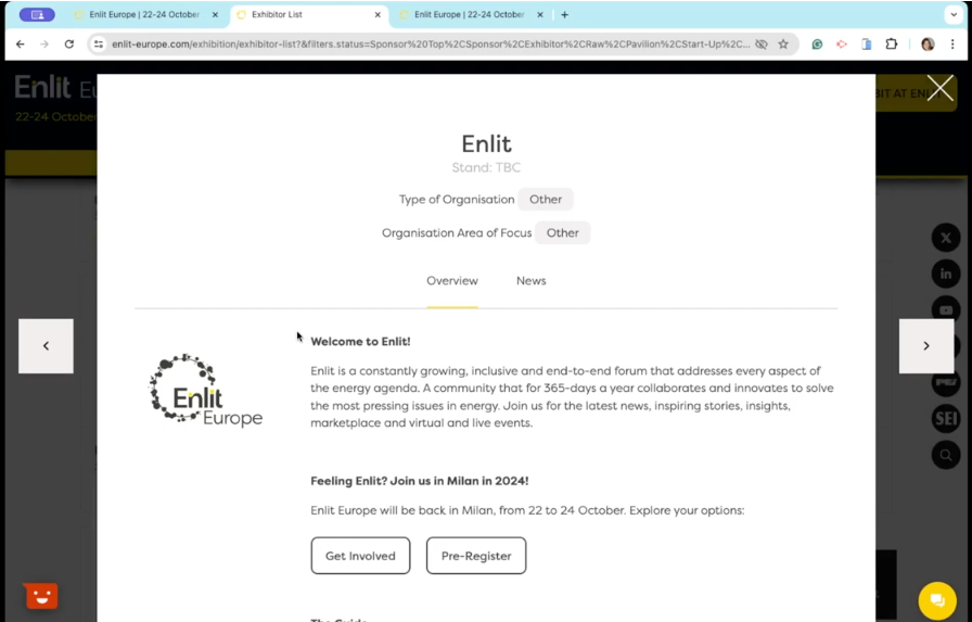 Enlit Europe 2024 Exhibitor Portal video 2 thumbnail