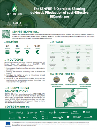 SEMPRE-BIO presentation one-pager