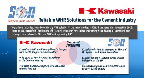 SON & Kawasaki WHR Solutions for Cement Industry