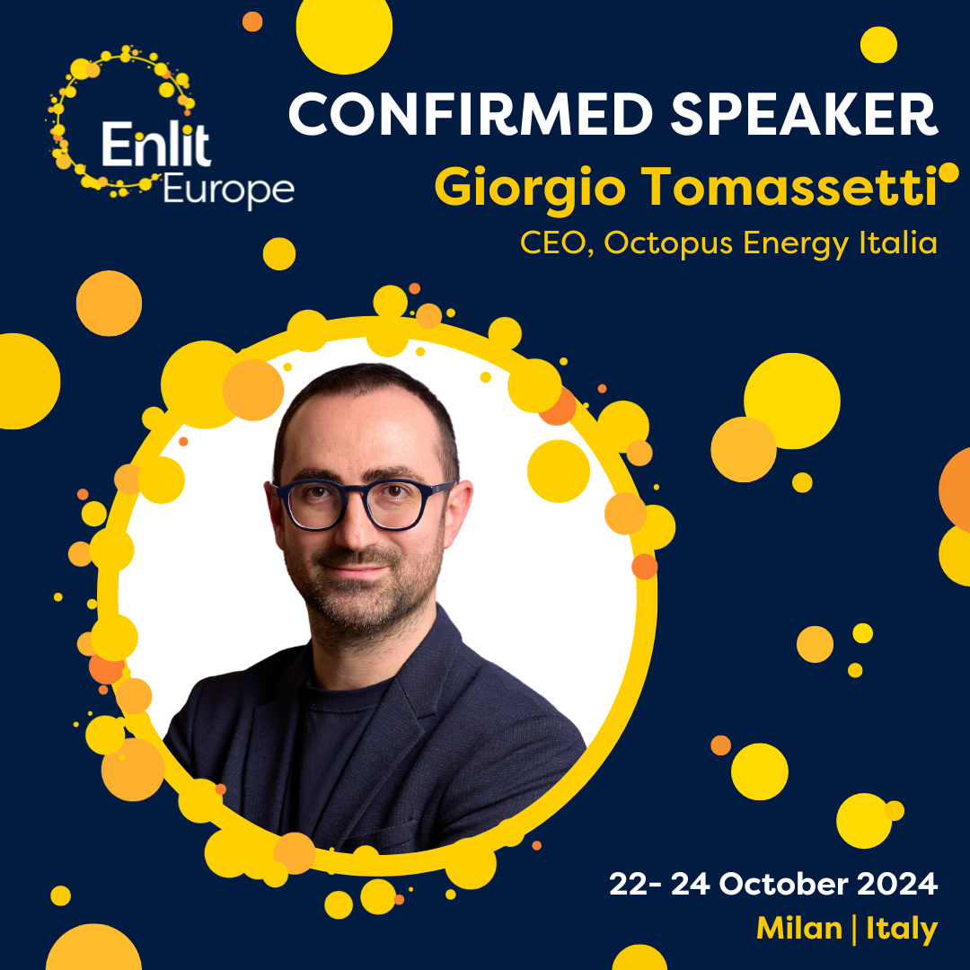 Giorgio Tomassetti speaker Enlit Europe 2024