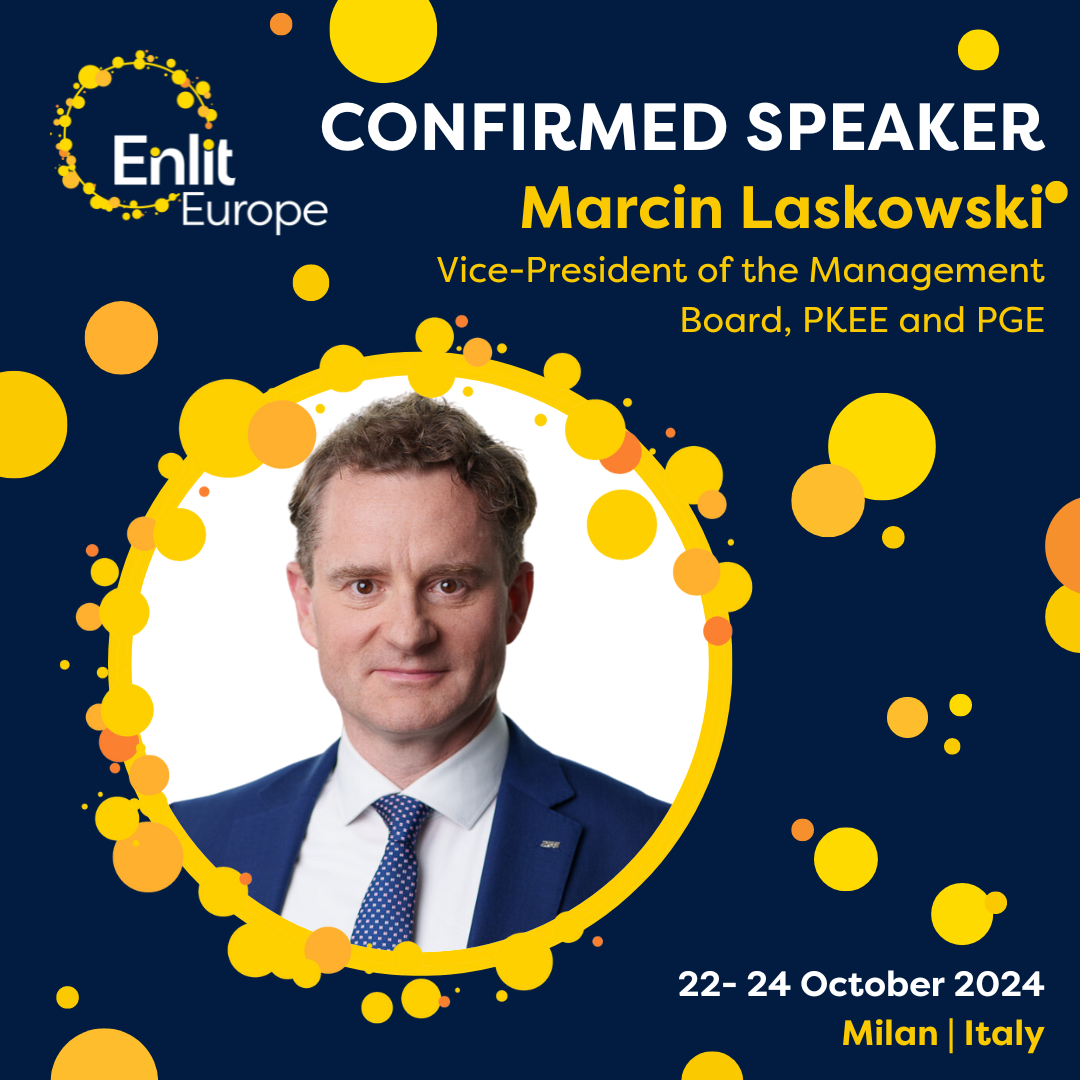 Marcin Laskowski speaker Enlit Europe 2024