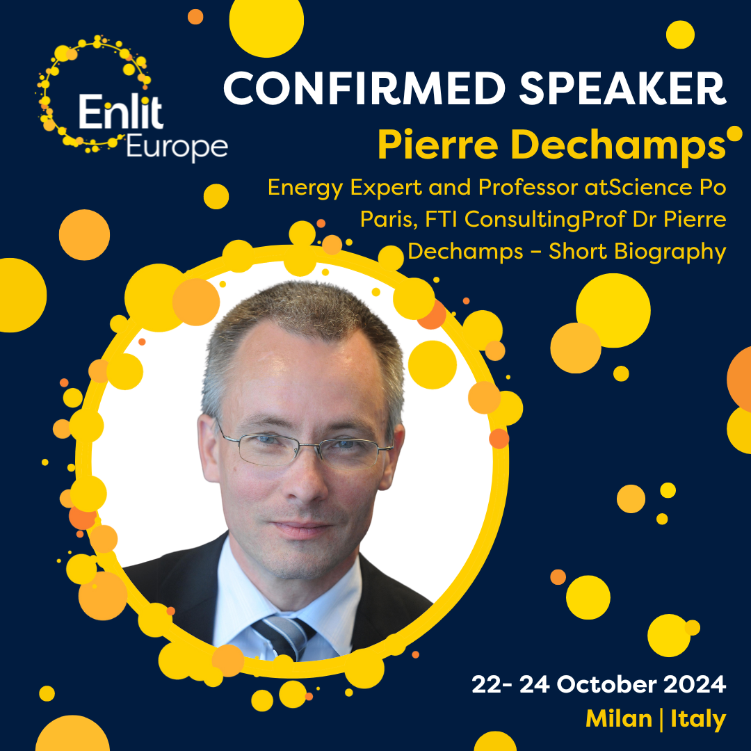 Pierre Dechamps speaker Enlit Europe 2024