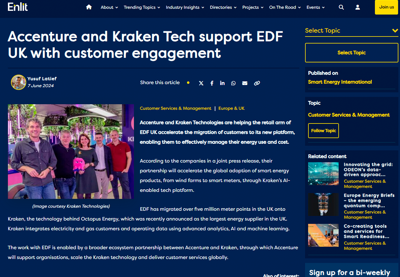 EnlitWorld Kraken & Accenture