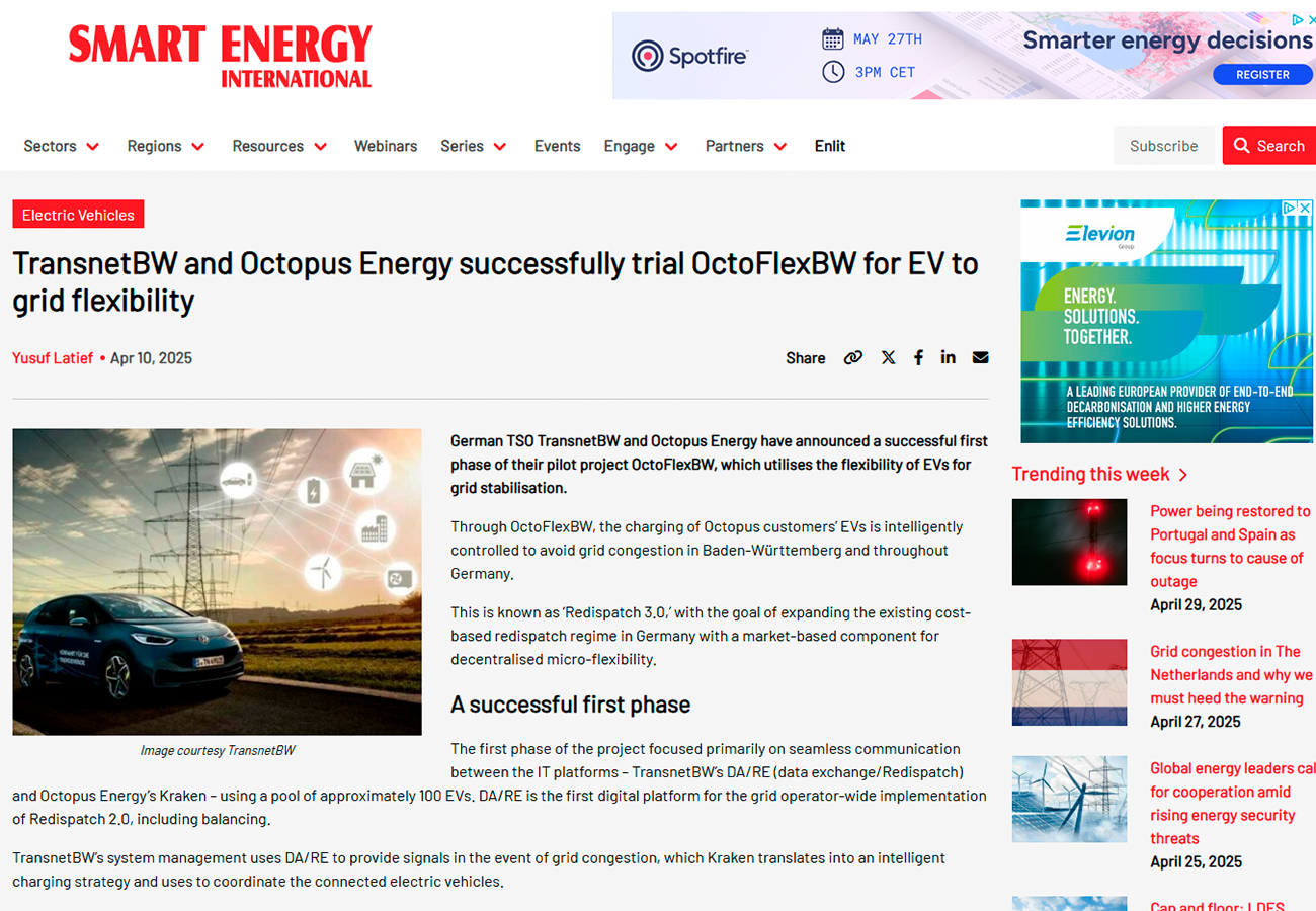 Smart Energy International Kraken TransNetBW