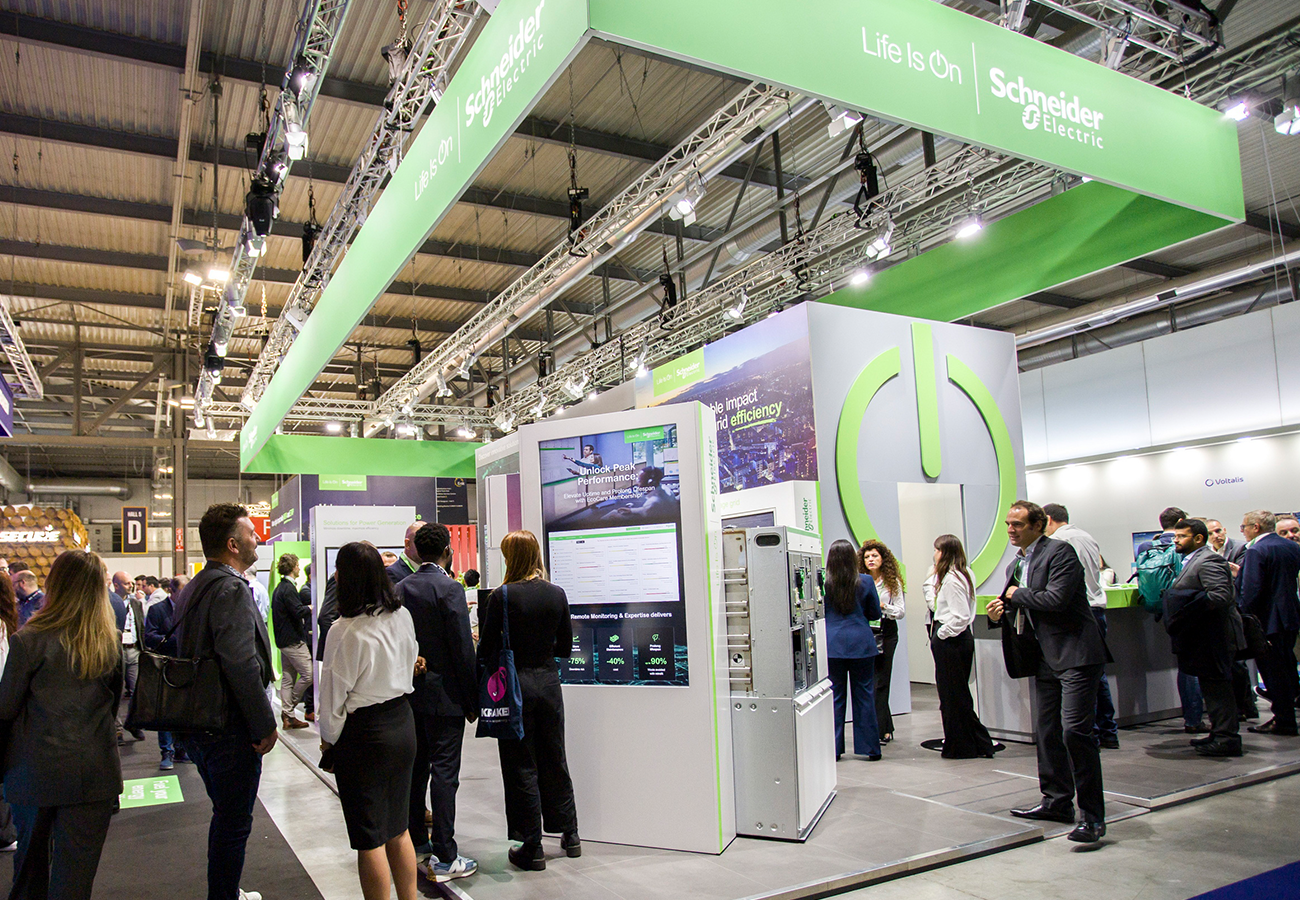 Enlit Europe Schneider Electric booth