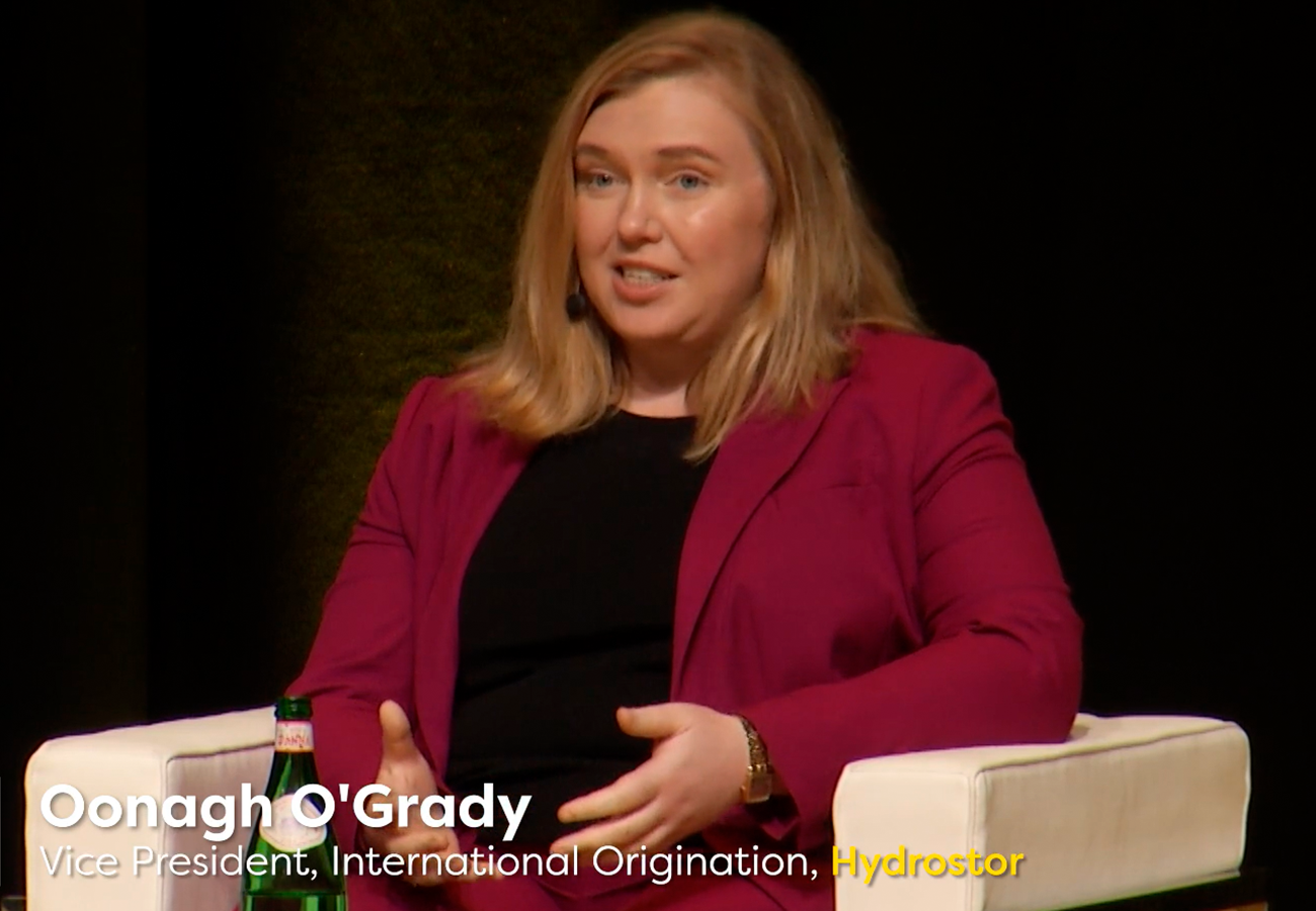 Enlit Europe Panel VP Hydrostor O'Grady