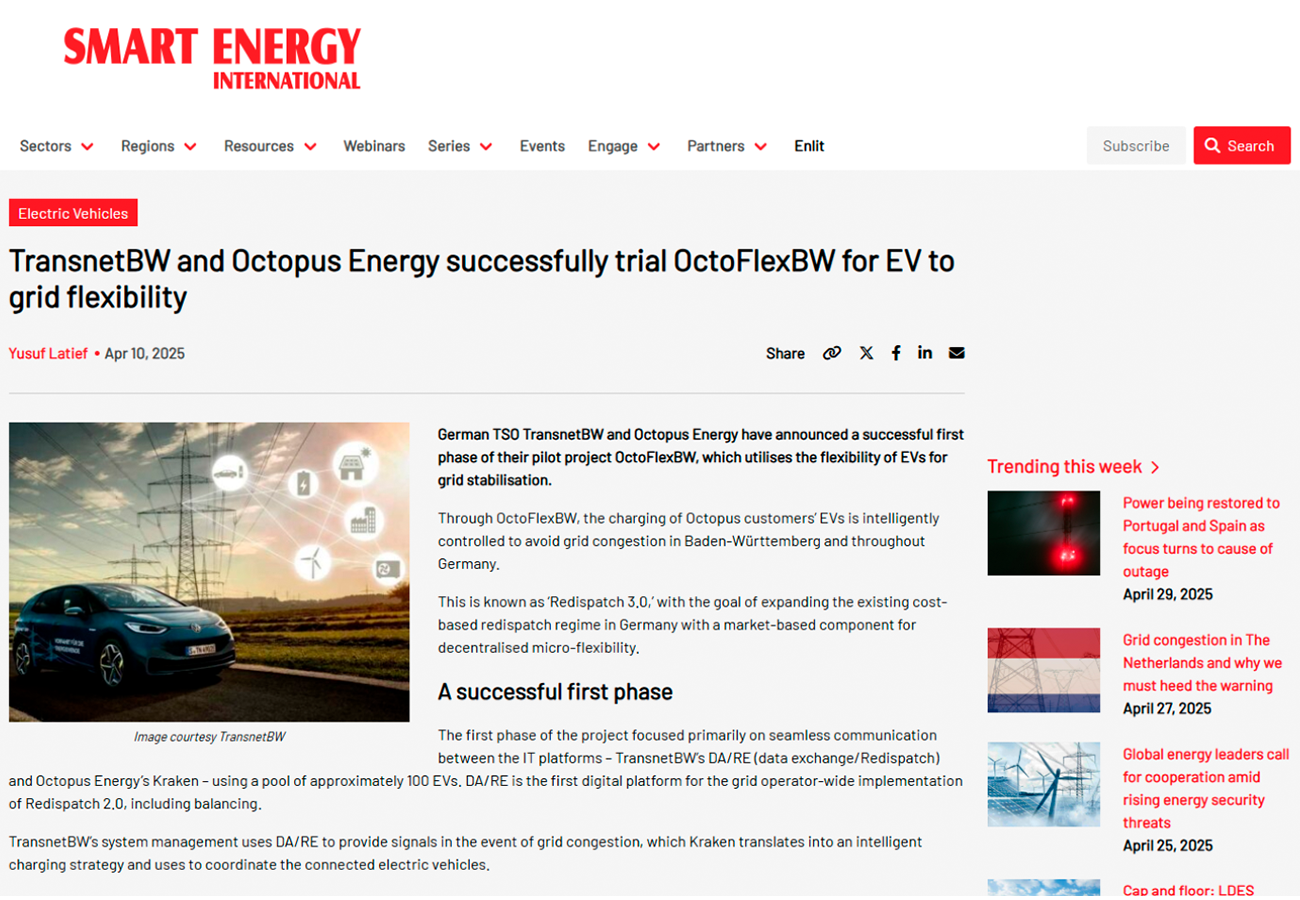 Smart Energy International Kraken TransNetBW