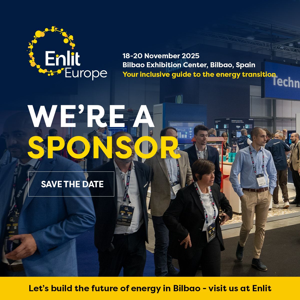 Enlit Europe 2025 sponsor banner