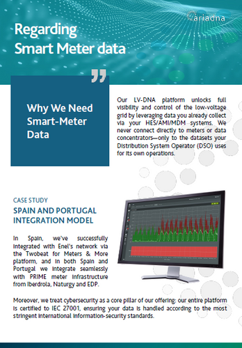 CASE STUDY. SPAIN AND PORTUGAL INTEGRATION MODEL Regarding Smart Meter data