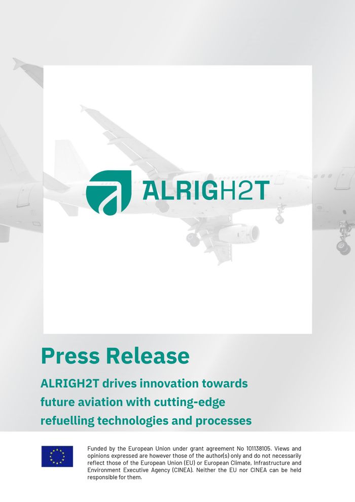 ALRIGH2T drives innovation towards  future aviation with cutting-edge  refuelling technologies and processes