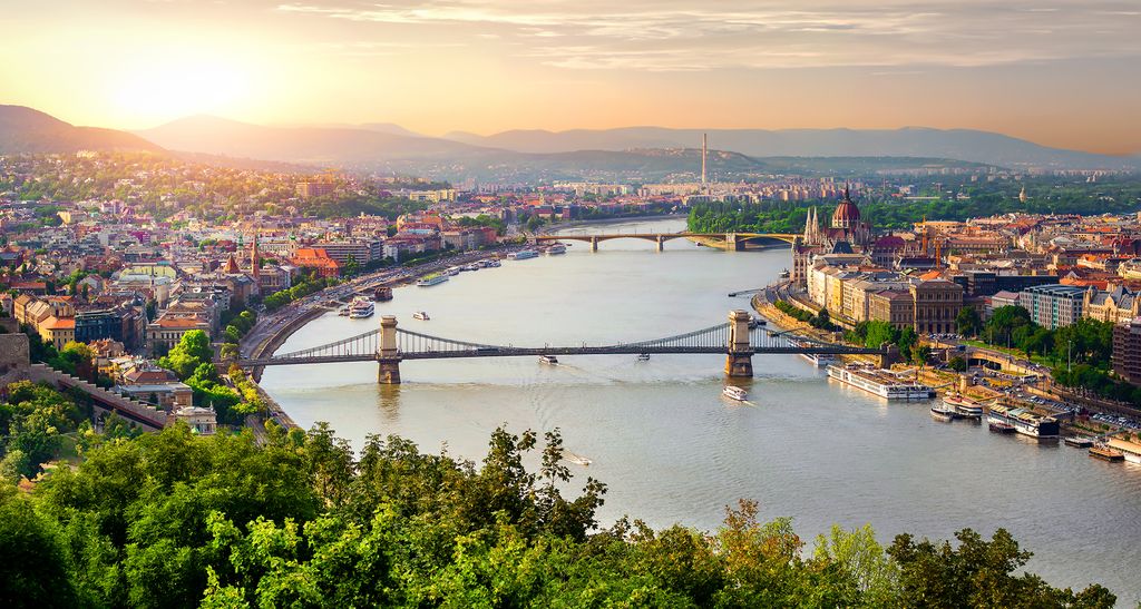 Landscape of Budapest, Hungary