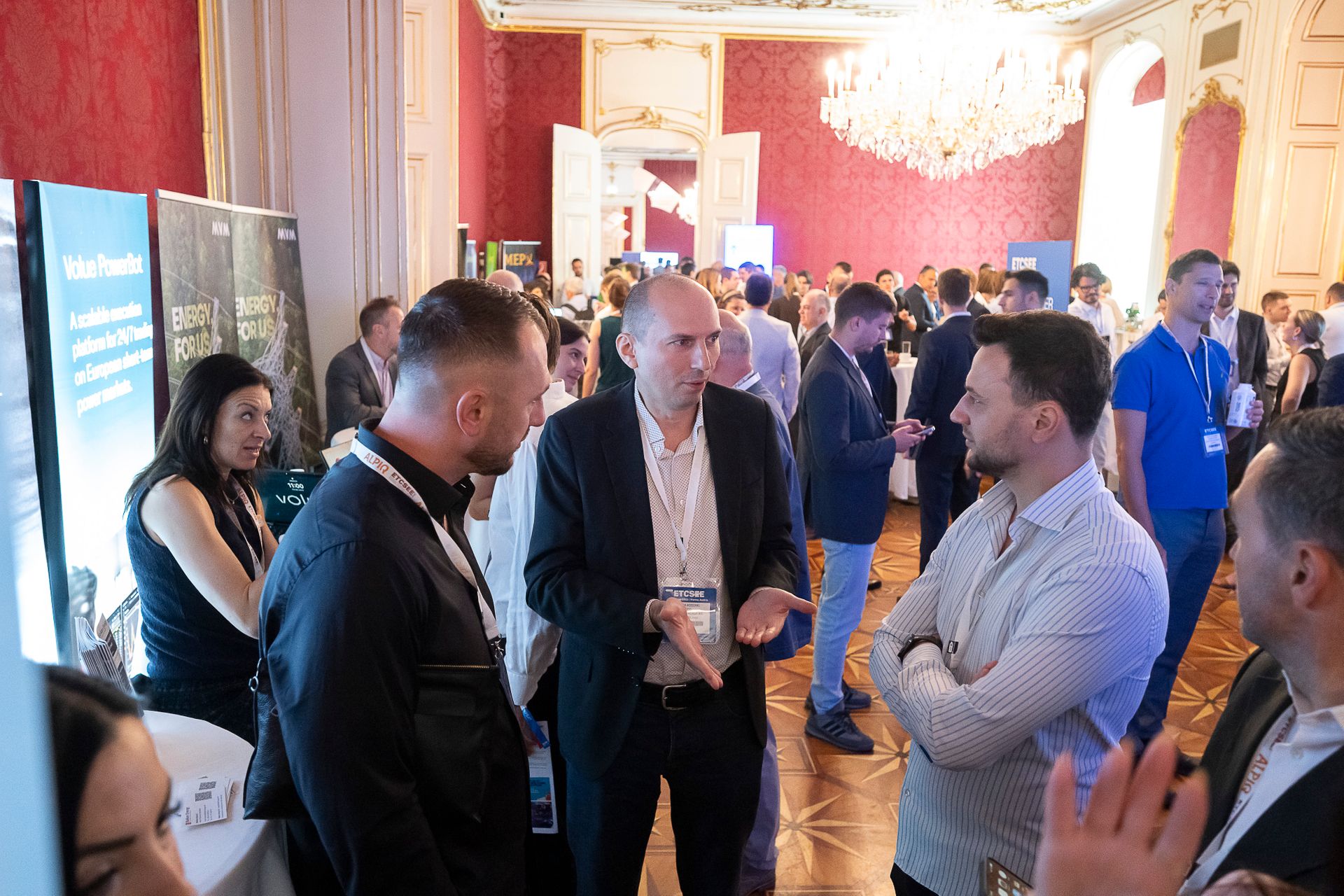 ETCSEE 2026 exhibitors talking