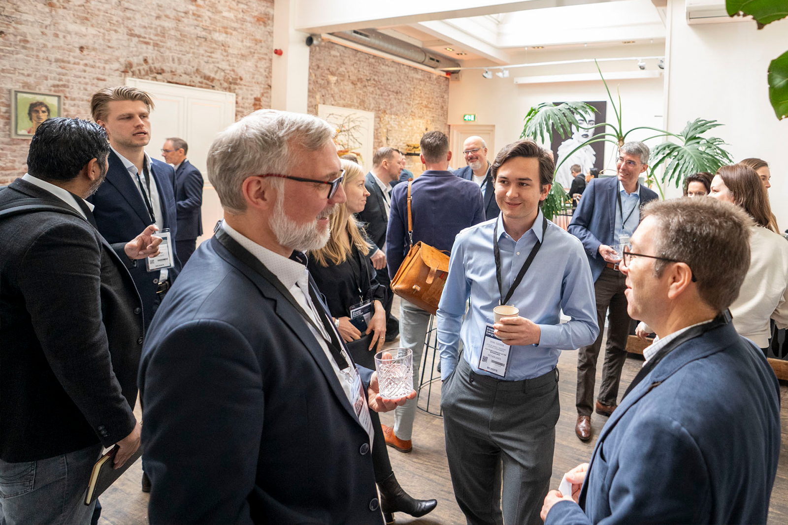 EIED attendees networking