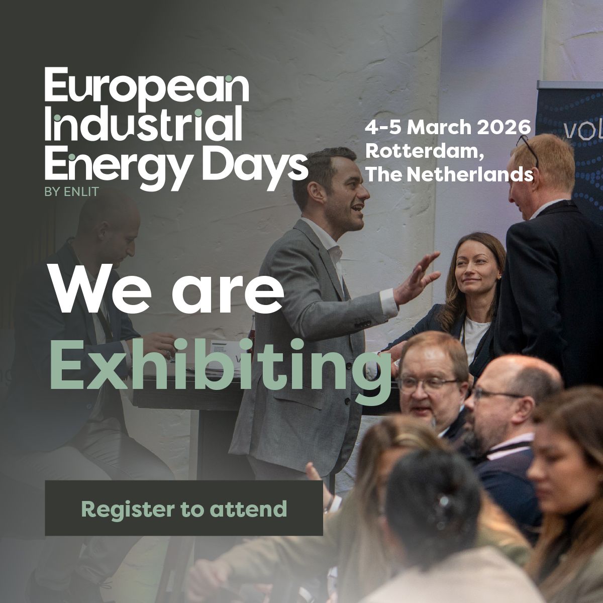 European Industrial Energy Days 2026 exhibitor banner