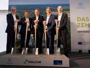 Ground broken on one of the first carbon-neutral cement plants