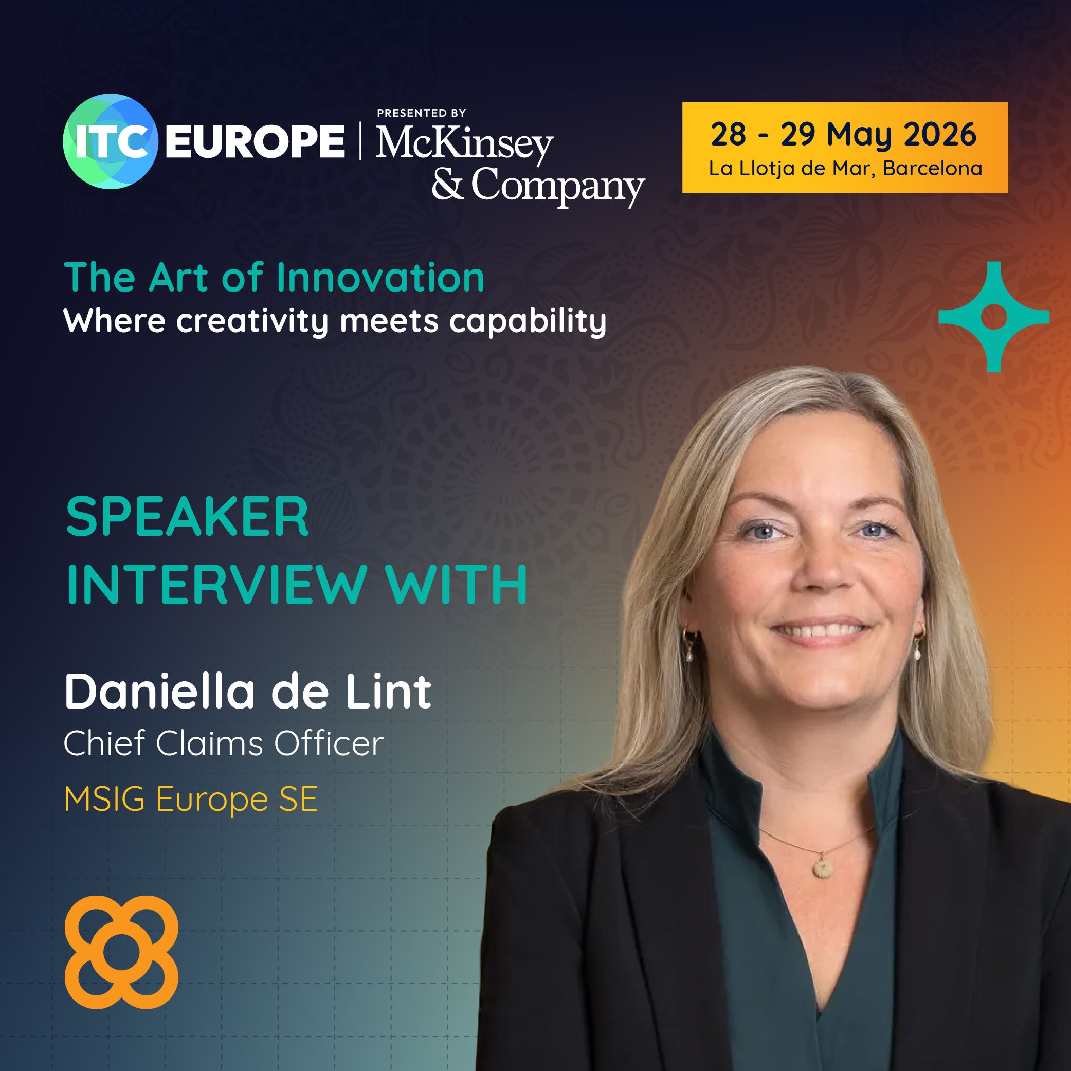 Speaker Interview: Daniella de Lint, Chief Claims Officer, MSIG Europe SE, Claims Director MSIG Specialty Marine