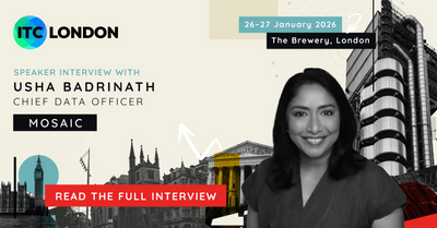 ITC London 2026 Speaker Interview: Usha Badrinath, Chief Data Officer at Mosaic Insurance