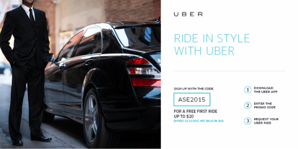 Special Deal on Uber in NYC During Affiliate Summit East 2015