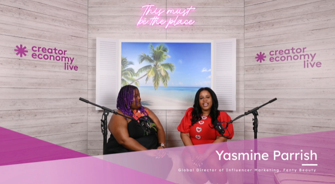 Yasmine Parrish, Global Director of Influencer Marketing, Fenty Beauty 