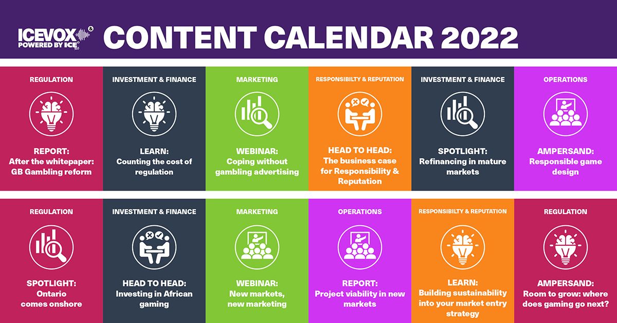 ICE 365 content calendar preview