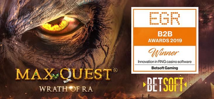 Betsoft WINS Innovation in RNG Casino Software at EGR B2B Awards 2019