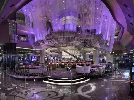 chandelier bar in the cosmopolitan