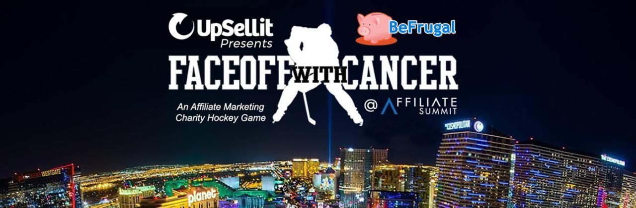 Upsellit and BeFrugal present a Charity Hockey Game at #ASW20 benefiting FaceoffWithCancer.org