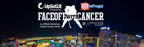 Upsellit and BeFrugal present a Charity Hockey Game at #ASW20 benefiting FaceoffWithCancer.org